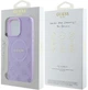 Etui plecki Guess Saffiano Peony Classic Logo MagSafe do Apple iPhone 16 Pro Max Purple (3666339328276) - obraz 8