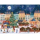 Пазлы Interdruk Christmas Market №3 "Рождественская ярмарка" 48х68 см 1000 шт в квадратной коробке (376299) - изображение 3