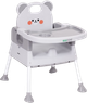 Krzesełko do karmienia EcoToys 3 w 1 Szare  HC523-GY (5905817008698) - obraz 2