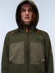 Kurtka przejściowa męska z kapturem Napapijri NP0A88SIG0A1 M Zielona - obraz 5