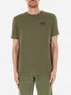 Koszulka męska basic Under Armour 77-1326799-0390 S Zielona - obraz 1