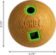 Zabawka dla psa Kong Bamboo Feeder Ball Medium PTB21E (0035585475240) - obraz 2