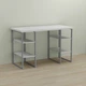Письмовий стіл Ferrum-decor Карен 76x120x60 сірий ДСП Біле 32мм (FRD-102423) - зображення 1