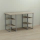 Письмовий стіл Ferrum-decor Карен 75x120x70 сірий ДСП Дуб Сонома 32мм (FRD-102444) - зображення 1