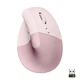 Миша Logitech Lift Vertical Ergonomic Wireless/Bluetooth Rose (910-006478) - зображення 1
