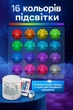 Светильник настольный ночник Цилиндр с эффектом северного сияния RGB 16 цветов с пультом питание от батареек или USB GS-9174 - изображение 2