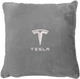 Подушка декоративная Evatech Tesla Серая с вышивкой 45х45 см (MPCSHGV040) - изображение 1