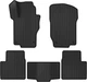 EVA коврики EVAtech в салон авто для Mercedes-Benz ML-Class (W164) 2005-2011 2 поколение SUV EU 5 шт Black (MB1800CD5MS4RBB) - изображение 1
