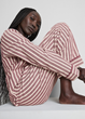 Женские пижамные штаны Primark Wide Leg Pajama Bottoms XS для дома и сна Бордовый (8758) - изображение 2
