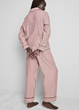 Женские пижамные штаны Primark Wide Leg Pajama Bottoms XS для дома и сна Бордовый (8758) - изображение 3