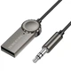 FM-трансмітер модулятор BOROFONE BC56 Car Bluetooth 5.0 1м AUX гарнітура в машину Сірий - изображение 1