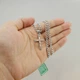 Комплект мужская серебряная цепочка и крестик серебро с золотыми накладками черненая 55 см вес 13 гр 70/1+1057/13/55 - изображение 4