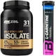 Набір Протеїн Optimum Nutrition Gold Standard 100% Isolate 930 г Chocolate (5060469987538) + Жироспалювач Biotech L-Carnitine 500 мг 20 таблеток Blueberry-Raspberry (5999076215782) - зображення 1