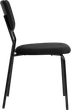 Набір стільців для кухні та вітальні ModernHome by Multistore оксамитових 4 шт. Чорні (KJC-4-BC) - зображення 3