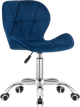 Крісло обертове Leobert офісне оксамит Темно-синє (model_3669_1-AVOLA-DORY21) - зображення 2
