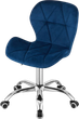 Крісло обертове Leobert офісне оксамит Темно-синє (model_3669_1-AVOLA-DORY21) - зображення 3