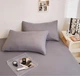 Простыня на резинке Softable Fabric 150×200 + 2 наволочки , серый — мягкая, плотная, комфортная(KT7006002) - изображение 2