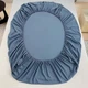 Простирадло на резинці Softable Fabric 150×200 , синій — м’яке, щільне, комфортне (KT7006015) - зображення 5