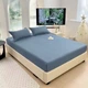 Простирадло на резинці Softable Fabric 150×200 , синій — м’яке, щільне, комфортне (KT7006015) - зображення 7
