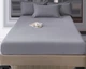 Простыня на резинке Softable Fabric 150×200 + 2 наволочки — мягкая, плотная, комфортная, серый (KT7006032) - изображение 3
