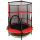 Батут детский для дома TILLY BT-RJ-0072 с защитной сеткой d140 см h160 см до 100 кг, полотно из эластичного полипропилена - изображение 2