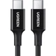 Дата кабель USB-C to USB-C 1.5m 5A 100W US300 black Ugreen (20528) - изображение 1