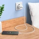 Мережевий зарядний пристрій з кабелем HOCO C106A Leisure single port charger set(Micro) 10.5W White (6931474783905) (545) - изображение 9