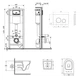 Набор Qtap Nest 4 в 1 подвесной унитаз Jay Ultra Quiet 485x360x320 + комплект установки QT07335177W45136 - изображение 2