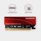 Адаптер Axagon PCEM2-S PCIe NVMe M.2 Red - зображення 3