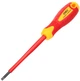 Отвертка диэлектрическая Deli шлицовая 4.0 х 100 мм (EDL5141001) - изображение 1