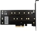 Адаптер Axagon PCEM2-D PCIe NVMe+SATA M.2 - зображення 2