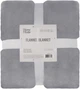 Плед ARDESTO Flannel Светло-серый Двуспальный 200х220 см (ART0228SB) - изображение 1
