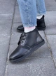 Чоловічі уггі Чоботи Шкіряні Ньюмел Чорні UGG Leather Neumel Black (40, чорний) - изображение 10