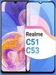 Защитное стекло на Realme C51/ C53/ C61/ C63/ Note 50/ Narzo N53/ N61/ N63 на весь экран 9D Shieldy - изображение 1
