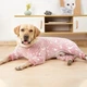 Утепленная пижама для собак Wan Talk Pet Onesie PJs Slim Fit, Pink, XL - изображение 2