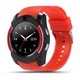 Розумний смарт-годинник (Smart Watch) UWatch V8 Red (червоний) Original (L29) - зображення 1