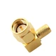 SMA(male) angle for RG223 Коннектор SMA (штекер) угловой для коаксиального кабеля 3.01.304 RG223, Leno RF (КНР) - изображение 3