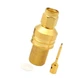 SMA (male) for RG8, LMR400 Коннектор SMA(штекер) 3.01.332 для коаксиального кабеля RG8, LMR400, Leno RF (КНР) - изображение 7