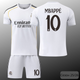 Детская футбольная форма Real Madrid 2025/26 — Kylian Mbappé №10 (домашняя, белая), размер 18 (рост 105–110 см) - изображение 1