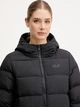 Пуховик зимний женский Jack Wolfskin Frozen Palace Long Jkt W Rds A65096-6000 M Черный (4064886547086) - изображение 4
