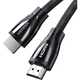 Кабель мультимедійний HDMI M to HDMI M 2.0m braided HD140 black Ugreen (80403) - зображення 1