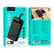 Power bank Hoco J123B 30000mAh PD20W QC3.0 22.5W LCD and LED-lamp чорний - изображение 7