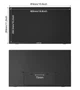 HGFRTEE 21,5-дюймовий портативний ігровий монітор Full HD 1080P 100 Гц 4000:1 контрастність екрану для ПК Xbox PS4 / 5 Switch VA панель - изображение 3