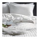 Комплект постельного белья IKEA (ИКЕА) NATTJASMIN 200x200/50x60см белый (603.371.60) - изображение 7