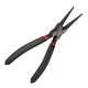 Круглогубцы 190 мм 40CrV INTERTOOL NT-0150 фосфатированные полированные обливные двухслойные рукоятки - изображение 3