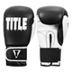 Рукавички боксерські шкіряні з бинтами TITLE Boxing Dynamic Strike розмір 12 унцій, чорно-білі - изображение 2