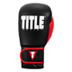 Рукавички боксерські шкіряні з бинтами TITLE Boxing Dynamic Strike розмір 14 унцій, чорно-червоні - изображение 4