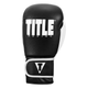 Рукавички боксерські шкіряні з бинтами TITLE Boxing Dynamic Strike розмір 12 унцій, чорно-білі - изображение 5