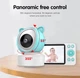 Відеоняня Baby Monitor WiFi 01 + гнучкий тримач, 5 дюймовий HD екран, камера 1080Р та управління зі смартфона, датчиком звуку, руху, нічне бачення, термометр, радіоняня - зображення 8