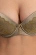 Бюстгальтер push-up Marc & Andre 75C Оливково-золотой (127047) - изображение 4